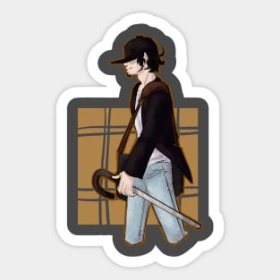 Stylus' David (Square) Sticker